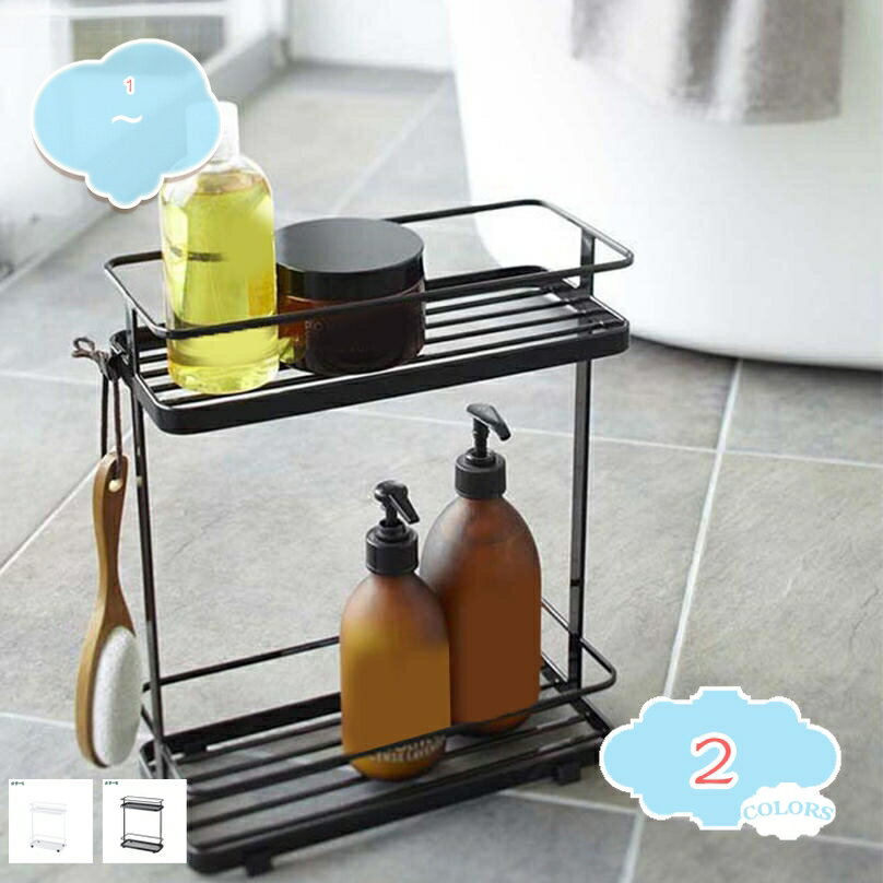 1000円OFFクーポン キッチンワゴン 隙間収納 キャスター付き ペットボトルラック 冷蔵庫横 洗面所 収納..