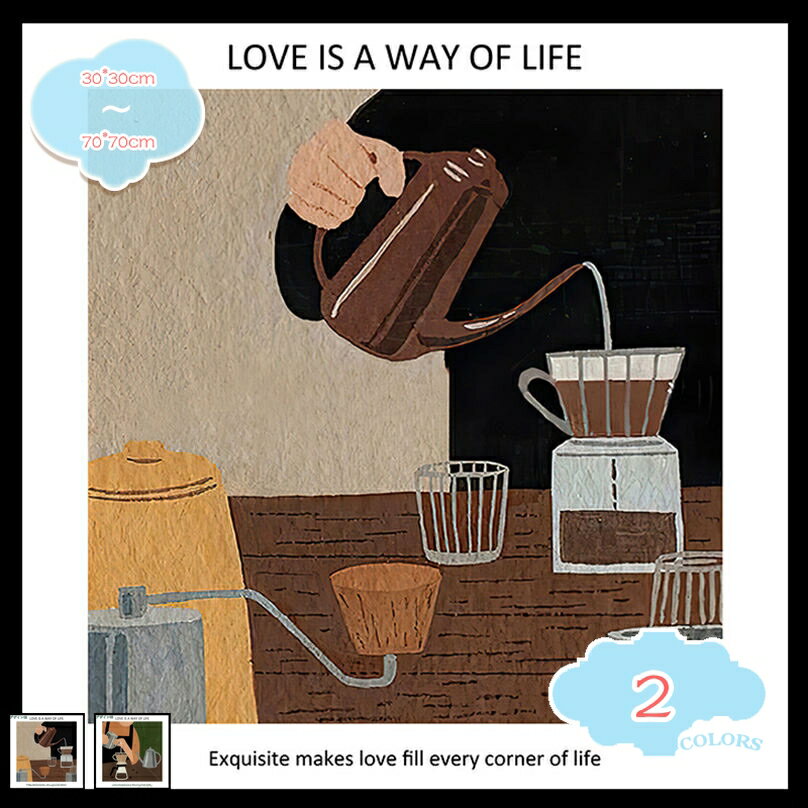 500円OFFクーポン アートパネル ポスター キャンバスウォールアート 現代 カフェ コーヒー 壁掛け 壁の..