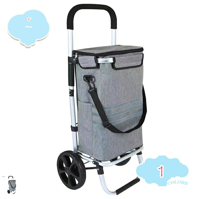 91 L~100 L - キャリーカート 折りたたみ ショッピングカート 2輪静音キャスター 買い物カート アウトドア 荷物運搬 お釣り 組み立て簡単 業務用 キャスターバッグ 買い物キャリー ショッピングキャリー 収納袋 食料品バッグ shopcp