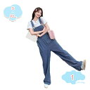 1650円OFFクーポン オールインワン サロペット ロングパンツ レディース ワイドパンツ ストライプ ポケット レディース 春夏秋 ゆったり 体型カバー 着せ 大人 シンブル カジュアル お洒落 きれいめ shopcp