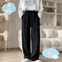 ワイドパンツ メンズ ワイドパンツ プリーツパンツ プリーツ パンツ 部屋着 ルームウェア ウエストゴム パンツ ロングパンツ ずぼん ズボン 涼しい 韓国 フ...