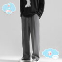 1650円OFFクーポン ワイドパンツ メンズ 黒 ワイドパンツ メンズ スラックス メンズ 大きいサイズ ゆったり パンツ スーツ生地 パンツ センタープレス 無地 ズボン ずぼん ウエストゴム ロングパンツ 春服 春 春夏秋 メンズファッション shopcp