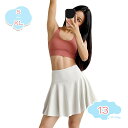 800円OFFクーポン フレアスカート ウエストゴム Aライン テニススカート付きパンツ ハイウエスト ミニスカート 伸縮性 速乾 柔らかい テニス ゴルフ 運動 フィットネス ヨガ スポーツウェア ゴルフ スコート ゴルフスカート 体型カバー shopcp