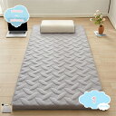 1000円OFFクーポン 敷きパッド ベッドパッド スベスベ おしゃれ 敷きふとん 敷き布団 厚い ふわさら ふっくら 長い期間使える リバーシブル お昼寝敷きパッド ごろ寝パッド 置くだけ簡単 柔ら中綿入り 取り換え簡単 お手入れ簡単 マットレスパッド セミシング shopcp(3)