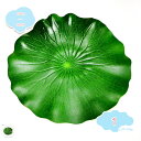 550円OFFクーポン 蓮の葉 造花 人工蓮葉 スイレンパッド装飾品 人工観葉植物 プール 水族館 6点セット 茎なし 人工観葉植物 水槽池の装飾人工葉 魚の池...