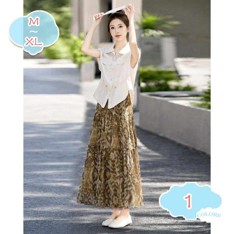 58%OFF衝撃セール★39610円⇒19805円! レディース トップス＆プリーツスカート セットアップ ロングスカート 2点セット 上下セット マキシ 半袖 カジュアル 夏 Aライン 着せ 上品 エレガント フォーマル オフィス 通勤 OL おしゃれ 普段着 切り替え 20代 shopcp