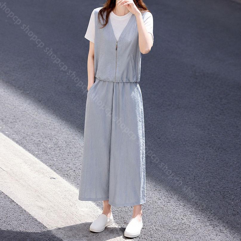 レディース パンツスーツ トップス ストレートパンツ ワイドズボン セットアップ ...