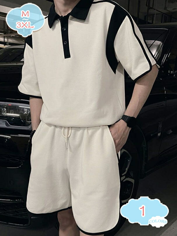 セットアップ メンズ 半袖 大きいサイズ tシャツ ショートパンツ 2点セット ジャー...