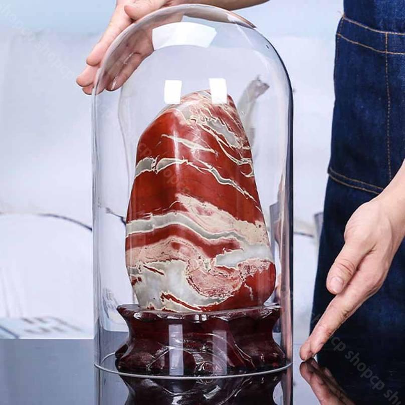 500円OFFクーポン ガラスドーム 立体感 透明感 保護 ディスプレイケース 防塵 永生...