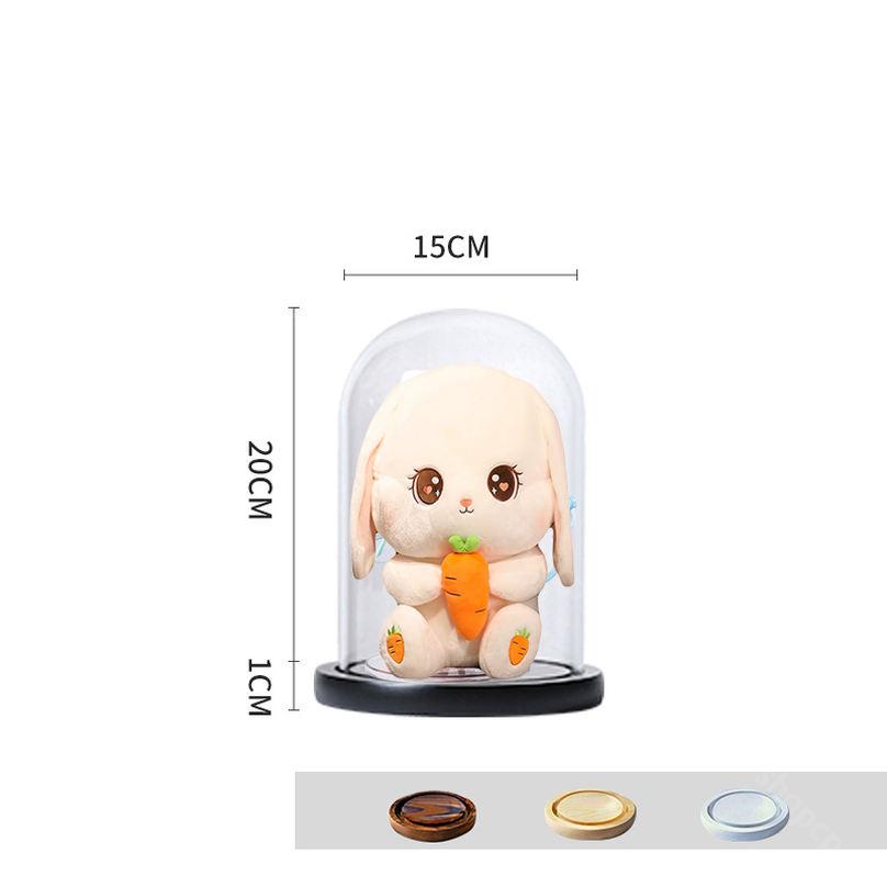 300円OFFクーポン ガラスドーム 透明ガラスカバー 永生花アレンジメント用 工芸品 ...