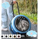 2000円OFFクーポン ペットキャリーバッグ キャスター付き 小型犬 子犬 猫 小動物用 ペットキャリーケース ペットカート 伸縮ハンドル おしゃれ 透明 ハード 猫用キャリーバッグ お出かけバック 通院 散歩 旅行 避難用 キャリー shopcp