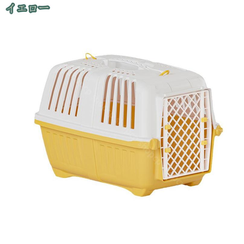CPショップの800円OFFクーポン 犬クレート 猫 キャリー ペットキャリー ハードキャリー クレート 小型犬 猫 ペットキャリーケース プラスチック製 ペットクレート 飛行機 航空輸送ボックス 取っ手付き おでかけ 3WAY 犬用ハードクレート shopcp｜アングル3