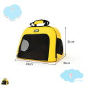 500円OFFクーポン ペットキャリー バッグ 2way ショルダー 猫・小型犬・うさぎ用 折りたたみ 通気性 飛び出し防止リード ペットバッグ オシャレ 大容...