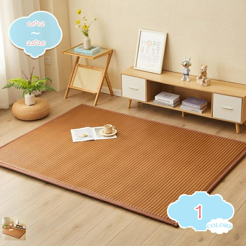 300円OFFクーポン ベッドシーツ 籐マット 敷きパッド マット パッドシーツ 折り畳み式 リビングルーム ..