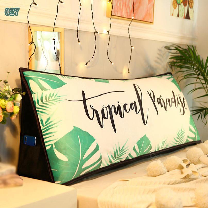 1000円OFFクーポン 単色 ウェッジ枕 三角ヘッドボードクッション シートクッション サイドポケット付き 背もたれ位置サポートベッド読書枕カバー パッド 座椅子 背もたれクッション 洗える 取り外し可能 腰まくら shopcp [3]