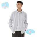 シャツ メンズ 長袖 ワイシャツ ストライプ柄 秋服 ビジネス Yシャツ カジュアル 大きいサイズ イージーケア ボタンダウン ゆったり 春 夏 秋 フォーマル カジュアル かっこいい 旅行 洋服 快適 軽い 面接 オフィス 大人 shopcp