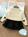 子供服 ベビー服 女の子 上下セット セーター+スカート 膝上丈 ニットスーツ 秋冬 長袖 トップス プルオーバー ニットセーター プリーツスカート 柔らかい ...