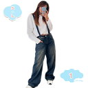 1650円OFFクーポン デニム レディース サスペンダージーンズ ヴィンテージ デニム サロペット ワークパンツ メンズライク ビンテージ感 デニムパンツ ジーパン おしゃれ 通勤 通学 旅行 カジュアル shopcp