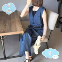 1650円OFFクーポン サロペット レディース デニム オーバーオール オールインワン ワイドパンツ 綺麗め カジュアル ロングパンツ ゆったり ジーンズ ワイド サロペット 大きいサイズ カジュアルパンツ ボトムス shopcp