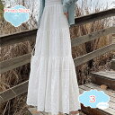 1650円OFFクーポン ロングスカート 裏地付き フレア 透かし編み レーススカート 春夏 レディース フォーマル オフィス カジュアル 女性らしい 30代 40代 50代 細見え ミディアム丈スカート 上品 エレガント レディな印象 マキシスカート shopcp