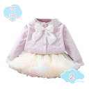 1650円OFFクーポン 子供服 女の子 セットアップ 秋冬 セットアップ 発表会 誕生日 おしゃれ 上下セット ニットトップス+チュールスカート 2点セット ...