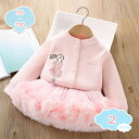 セットアップ 子供 女の子 2点セット ニット トップス+スカート 上下セット 可愛い ニット トップス ニットセーター カットソー キッズ 秋冬 長袖 ガール...