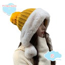 300円OFFクーポン ニット帽 パイロットキャップ 耳あて付き帽子 レディース 裏起毛 オシャレ 無地 防寒 防風 暖かい 真冬 外出 自転車 登山 通学 散...