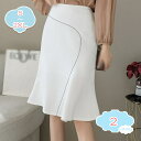 800円OFFクーポン セクシー スカート レディース 無地 ひざ丈 タイトスカート ロング スカート フリル ブラック 黒 ハイウエスト 春夏 レディースファッション マーメイド パーティー イベント お出かけ フレア フィッシュテールスカート shopcp