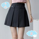 プリーツスカート レディース ハイウエストスカート 制服スカート 無地 裏地付き オフイス ミニ スカート 通学 膝上丈 かわいい きれい お洒落 ミニスカート...
