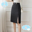 500円OFFクーポン タイトスカート ハイウェスト レディース 事務服 制服 スカート 春 夏 タイト OL調 ストレッチ 通勤 普段着 オフィス ペンシルスカート 美脚 会社 就活 膝丈スカート サイドスリット スカート ショートスカート shopcp