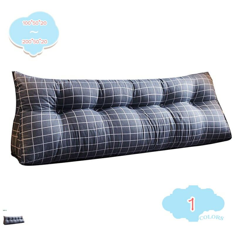 Muatsu Pillows - クッション 三角枕 ロング レストクッション 背中クッション ふわふわ感 背もたれ ソファークッション ベッド リビングクッション ソファー パッド 可愛い 装飾 お昼寝 足枕 腰枕 リラックス背もたれ 三角 読書 テレビ枕 背中 背もたれクッション shopcp