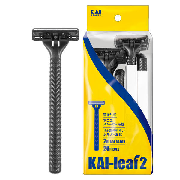 貝印カミソリ　KAI－leaf2　GA0123(20イリ)
