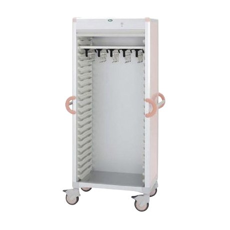 サカセ化学工業 カテーテルハンガーカート C64-AS10208HB(ピーチ) 販売単位:1