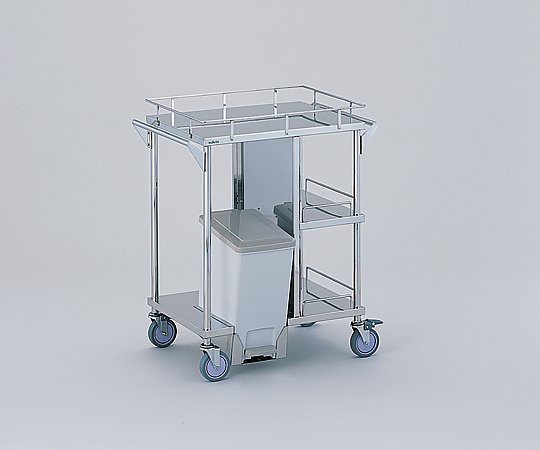 【無料健康相談 対象製品】【ナビス】足踏式ポリペール付処置車　KSC−PF