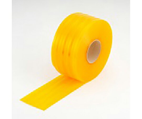 【アズワン】カーテンシート防虫用イエロー巾200mm