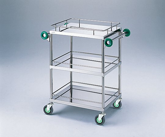 ナビス（アズワン） とっても静かな回診車(引出無) (3段) 600(790)×450×900mm TSE-600