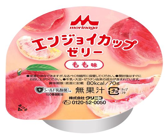 クリニコ エンジョイカップゼリー　（栄養補助食品）　もも味　24個入