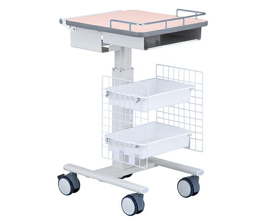 ナビス（アズワン） ナースカート（昇降タイプ） ピンク N