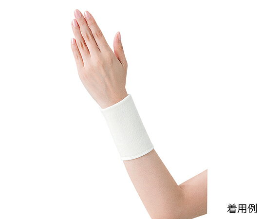 ●★天然コットンで自然の優しさです。●薄型の為、快適に使用可能です。●天然コットンの為、お肌の弱い方にも適しています。●★吸収性に優れています。●仕様：リスト用●適応サイズ：手首周り15〜23cm●入数：1袋（2枚入）●材質：綿・ポリエステル・アクリル・ナイロン・PU（ポリウレタン）