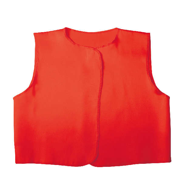 アーテック(Artec） ソフトサテンベスト C 赤 運動会・発表会・イベント 衣装・ファッション