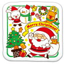クリスマスタオルハンカチ(サンタとゆかいななかまた 季節商品 クリスマス・サンタ・もみの木・プレゼント