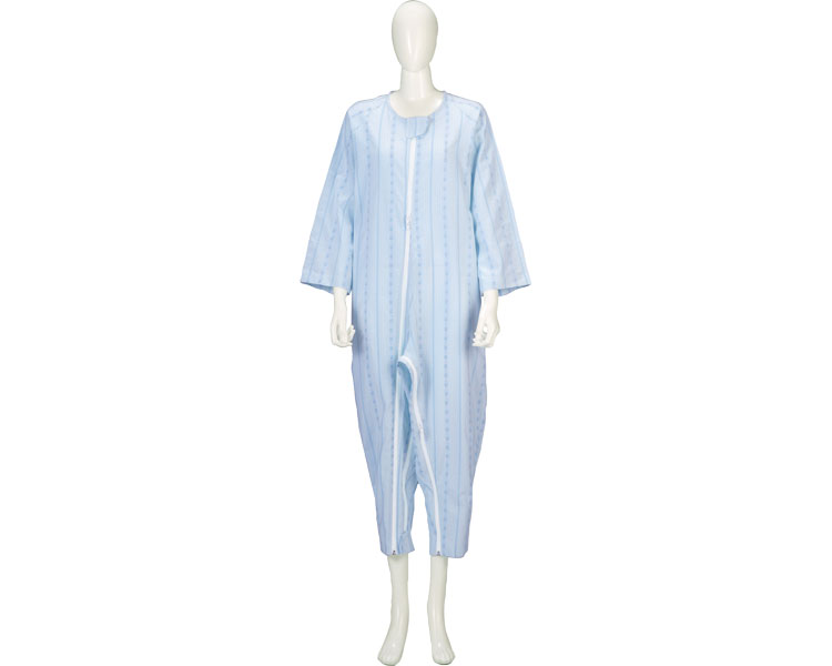 株式会社 竹虎 ヒューマンケア事業部 ソフトケアねまきフルオープン両開きファスナー 106434　赤　L　厚手