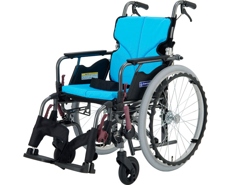 株式会社 カワムラサイクル 車椅子 モダンB　KMD-B22-42-SH A11_紫チェック