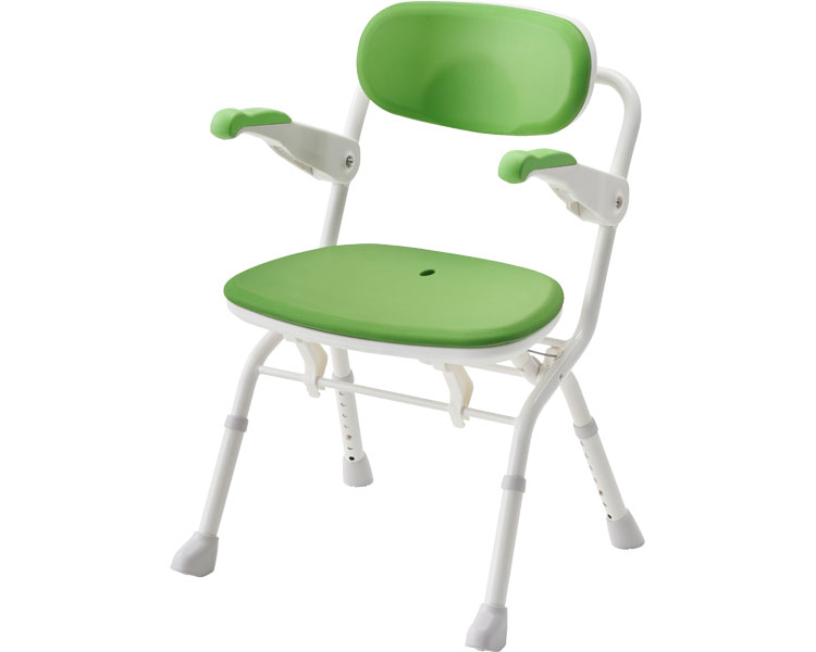 アロン化成 楽らく開閉シャワーベンチ　S 536-082　グリーン