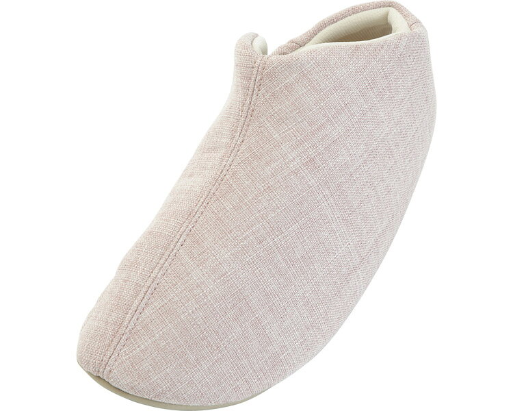 商品の仕様●サイズ／S：20.5〜21.5cm、M：22.0〜23.0cm、L：23.5〜24.5cm、ワイズ：3E相当●重さ／約70g（片足Lサイズ）●材質／表：ポリエステル100％、内：ポリエステル100％、底：合成皮革●手洗い可●室内用●男女兼用商品の説明・「すぐに脱げてしまう」そんな悩みによりそう内反尖足対応のルームシューズ。