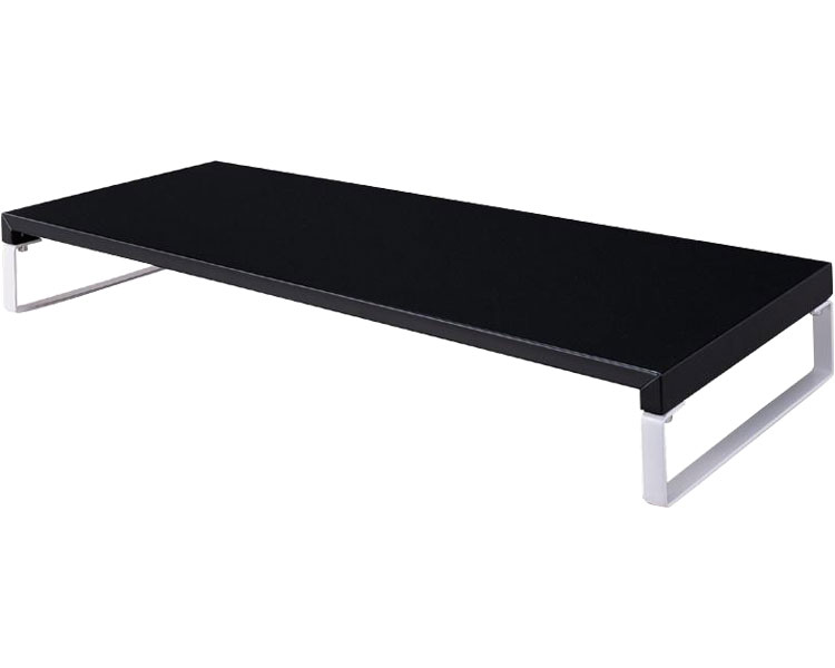 株式会社 LIHITLAB(リヒトラブ) 机上台 幅59cm・ロータイプ A7332-24 黒