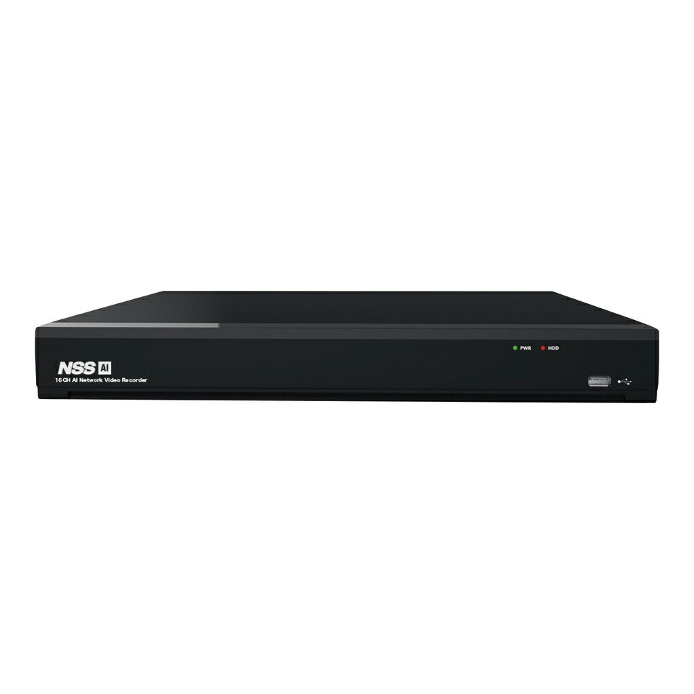ネットワークカメラレコーダー（H.265 16ch AI対応スタンドアローンNVR） NSV-AI5016