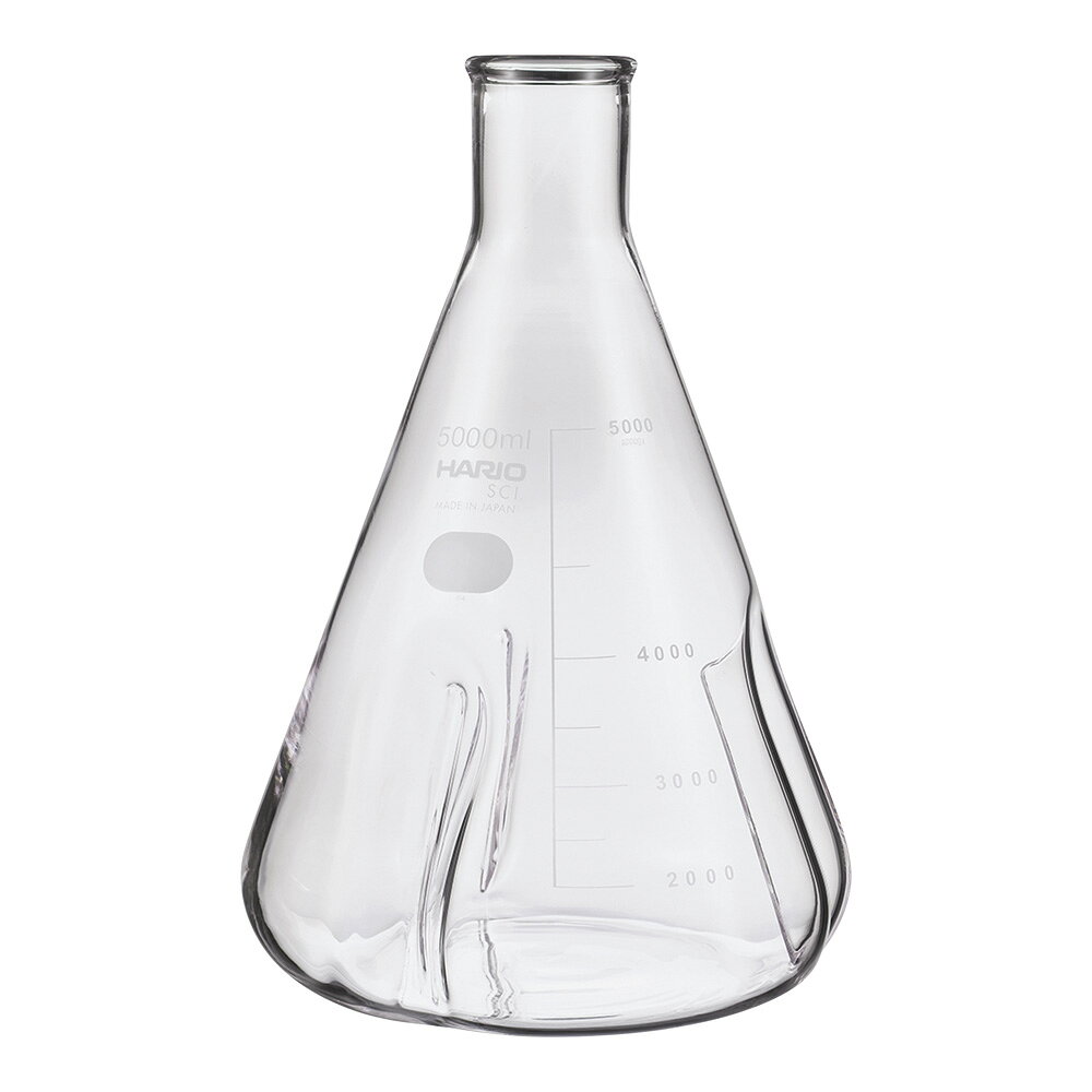 店内全品ポイント5倍★要エントリー★バッフル付き三角フラスコ 5000mL BSF-5L-SCI H...