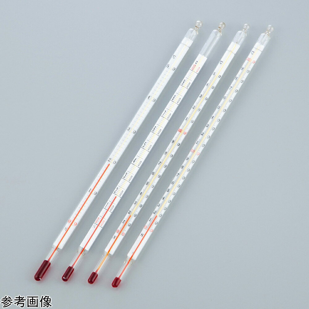 赤液二重管温度計 0〜50℃ JC-2001 その他■特徴■●目盛板が中空のガラス管内に封入されており、視差が生じにくいため、読み取りがしやすいです。■仕様■●測定範囲（℃）：0〜50●材質：ガラス●最小目盛：1℃●全長：300mm●重量：25g