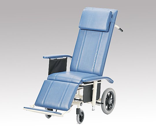 フルリクライニング車椅子 （介助式／スチール製／座幅430mm／ノーパンクタイヤ） NHR-16 日進医療器■特徴■●背もたれは脚部と連動してフルリクライニングします。●肘かけがスライド式のため、座面と水平になりベッドからの移乗が容易です。●介助ドラムブレーキ・足踏みブレーキ機能付きで、腰をかがめずに止められます。■仕様■●介助式●リクライニング●材質：本体／スチール、シート／ビニールレザー、主輪／ノーパンクタイヤ（ハイポリマータイヤ）●車輪径：キャスタ／φ6インチ、主輪／φ12インチ●座面サイズ：（幅）430×（奥行）430mm●座面高：480mm●重量：約27.9kg●リクライニング角度：90〜174°●耐荷重：100kg●足踏みブレーキ機能付き●幅×奥行×高さ（mm）：570×1170〜1880×1210●型番：NHR-16●ノーパンクタイヤ